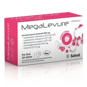 Verdauung | MEGALEVURE Erdbeergeschmack 10 Sticks