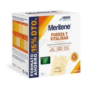 Ernährung | Meritene Fuerza y Vitalidad Vainilla 30 Sobres