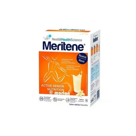Sportlernahrung | Meritene Vainilla Duplo 2x15 Sobres ,