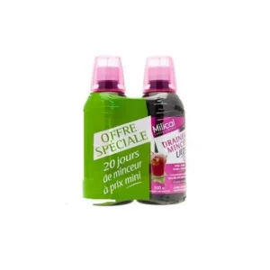 Abnehmen | Milical Nutrition Milical - Drainaligne Ultra Got Cassis Lot 2 Vials 500 ml