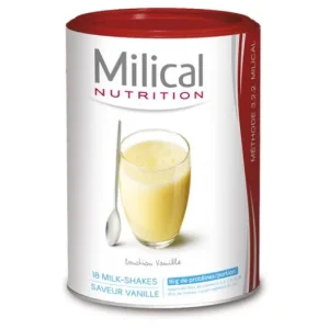 Ökologische Ernährung | Milical Nutrition Milical - Hyperprotein Milchshake Hyperprotein Vanille 18 Getränke