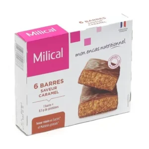 Ökologische Ernährung | Milical Nutrition Milical - Karamell Hyperprotein Riegel