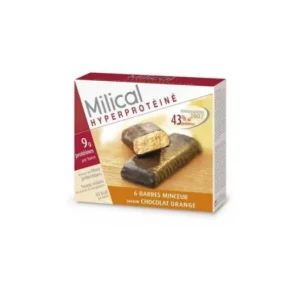 Ökologische Ernährung | Milical Nutrition Milical - Orange Schokolade Hyperprotein Riegel
