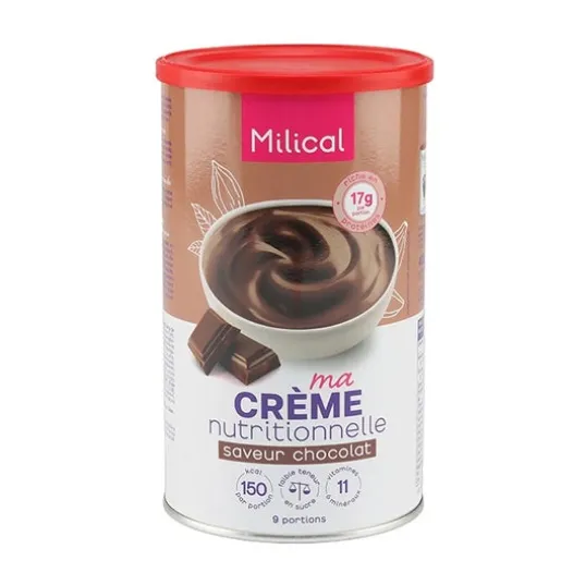 Ökologische Ernährung | Milical Nutrition Milical Ma Crème Nutritionelle Chocolat 9 portions 405gr