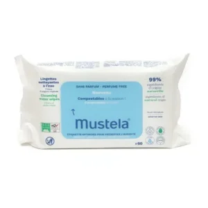 Babypflege | Mustela Bebé Niño Toallitas Limpiadoras Agua Sin Perfume 60uds