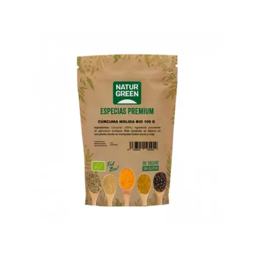 Arzneipflanzen | NATURGREEN Curcuma Molida Sin Gluten Bio 100g