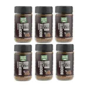 Ökologische Ernährung | NATURGREEN Pack Café Instantáneo Eco 6x100g