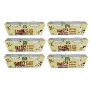 Ökologische Ernährung | NATURGREEN Pack Postre de Arroz con Canela y Limón Eco 6x250g