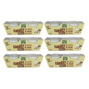 Ökologische Ernährung | NATURGREEN Pack Postre de Arroz y Vainilla Eco 6x250g