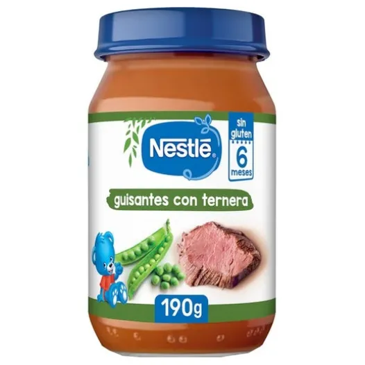Ökologische Ernährung | Nestlu00e9 Nestlé Tarrito Guisantes con Ternera Bio 190g