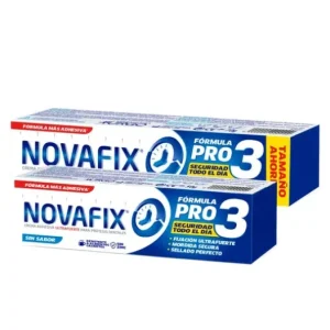 Mund | Novafix Fórmula Pro 3 Sin Sabor 70g + 50g