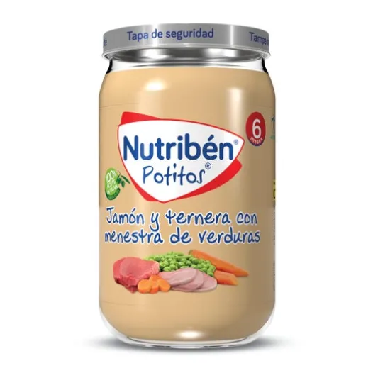 Ökologische Ernährung | NUTRIBEN 235 Gr Jamon Ternera Verduras ,