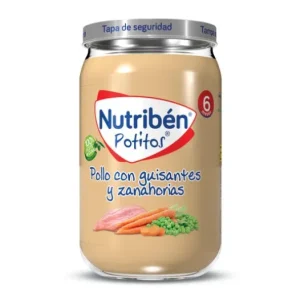 Ökologische Ernährung | NUTRIBEN Potito Huhn mit Erbsen 235Gr