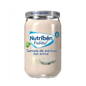 Ökologische Ernährung | NUTRIBEN Suprema De Merluza Con Arroz Potito 235 G