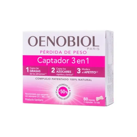 Abnehmen | OENOBIOL Fettbinder 3in1 60 Kapseln