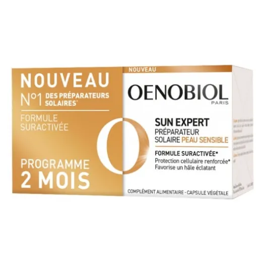 Nahrungsergänzungsmittel Für Die Schönheit | OENOBIOL Intensiv-Sonnenschutz Empfindliche Haut 2X30 Kapseln