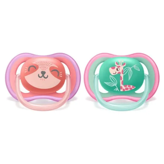 Zubehör | Philips Avent Chupete Ultra Air +18m Animales Rosa 2uds