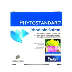 Natürliche Diätetik | Pileje PhytoPrevent Phytostandard Rhodiole & Safran 30 Tabletten