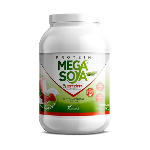 Sportlernahrung | PlantaPol Mega Soya Proteina Fresa y Nata 1kg