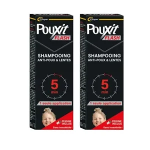 Kinder | Pouxit Flash Champú 2x100ml