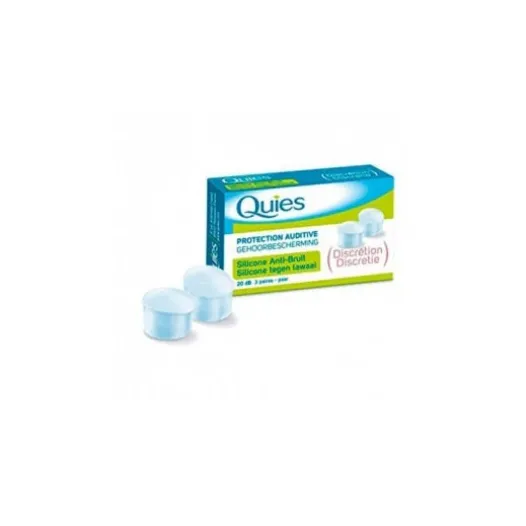 Ohren | QUIES Plug Silikon Anti-Rausch 6 Stück