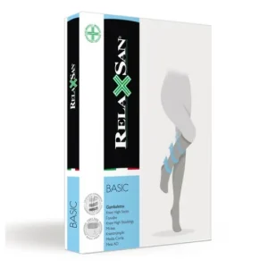 Strumpfhose Kurz | RelaxSan Basic Media 750 AD 70 Talla 4 Beige Oscuro 1 Par