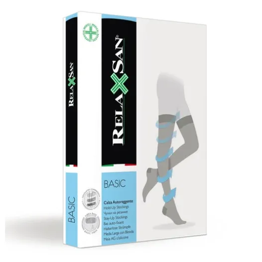 Strumpfhose Lang | RelaxSan Basic Media 870 AG 140 Talla 2 Negro 1 Par