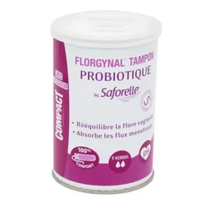 Intimhygiene | SAFORELLE Florgynal Kompakt-Tampon Normal Par 9 mit Applikator