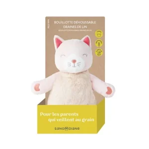 Wärmflaschen | Sanodiane Bolsa Agua Caliente Granos Linaza Infantil Gato 1ud