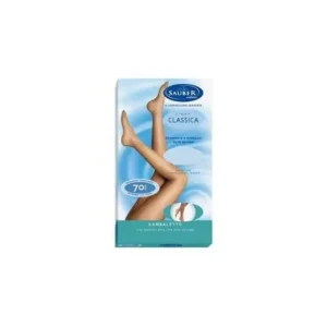 Socken | Sauber 70 Calcetín Open-Toe Malla Lisa Talla 3 Negro 1 Par