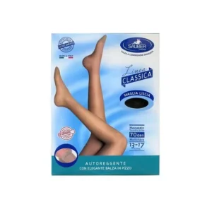 Strumpfhosen | Sauber Classica Media 70Den Malla Lisa Negro T5 1 Par