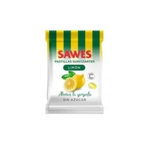 Naturheilmittel | Sawes zuckerfreie Balsamtabletten mit Zitronengeschmack und Vitamin C in einem 50-g-Beutel