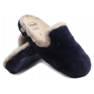 Schuhe | Scholl Maddy Pantufla Fur Woman Navy Blue T37 1 Par