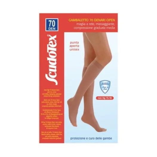 Socken | Scudotex Calcetín 70 Punta Abierta Daino Talla 3 1 Par