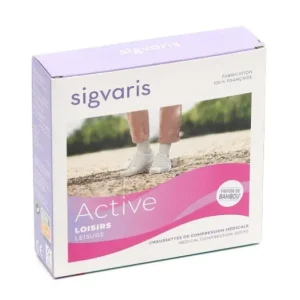 Socken | Sigvaris 2 Active Loisirs Damen Socken Rosa Normal TL 1 Paar