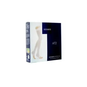 Strumpfhose Kurz | Sigvaris 2 AT2 Media PA Blanca N2 1 Par