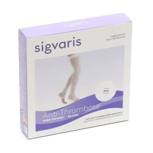 Strumpfhose Lang | Sigvaris AT2 Media Autofix PO Blancas N4 1 Par