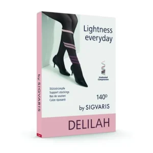 Strumpfhose Lang | Sigvaris Delilah Kompressionsstrumpf 140D Schwarz Größe L2 1 Paar