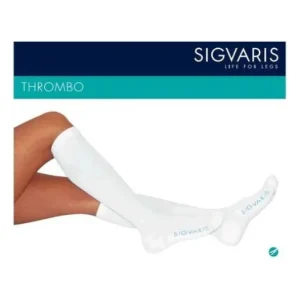 Strumpfhose Lang | Sigvaris Media Larga Trombox Ccl1 M N Blanco 1 Par