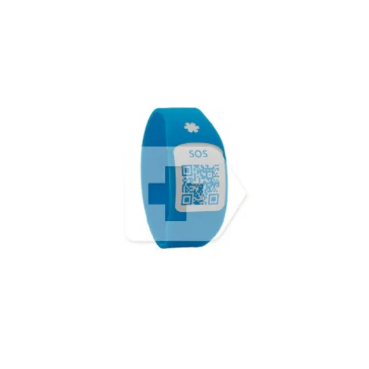 Sos/notfallhilfen | SILINCODE Armband SOS QR blau Farbe T-S 1 Stück