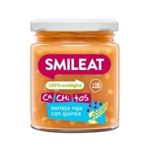 Ökologische Ernährung | Smileat Ca-Chi-Tos Tarrito Lenteja Roja Quinoa Eco + 10M 230g