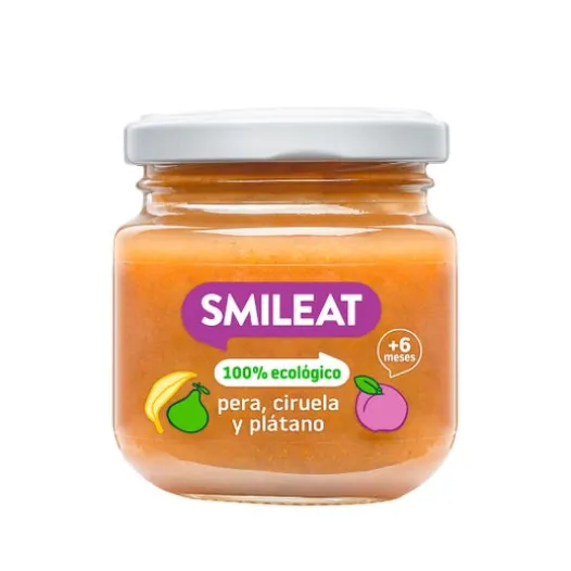 Ökologische Ernährung | Smileat Drei Fruchtglas 100% Bio 130g