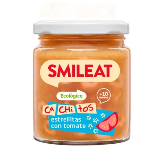 Ökologische Ernährung | Smileat Potito Cachitos Cachitos Estrellitas mit Tomate Eco 230g