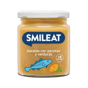 Ökologische Ernährung | Smileat Tarrito Ecológico de Bacalao con Patatas y Verduras 230g
