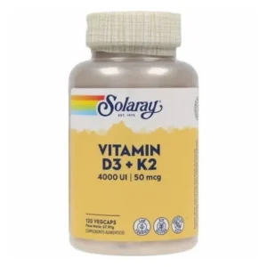 Vitamine | SOLARAY D3 +K2 4000UI 120caps