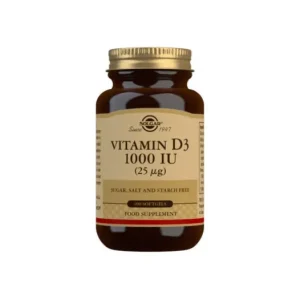Vitamine | Solgar Vitamin D3 25mg 100 Weichkapseln