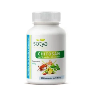 Abnehmen | Sotya Chitosán + Grüner Tee + Vitamin C 600mg 100 Kapseln