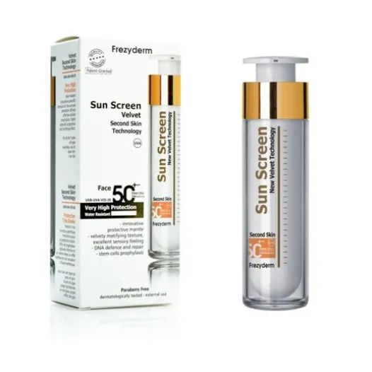 Sonnenschutz | FREZYDERM Sun Screen Velvet Face SPF 50+ 50 ml , 50ml (Código PF )