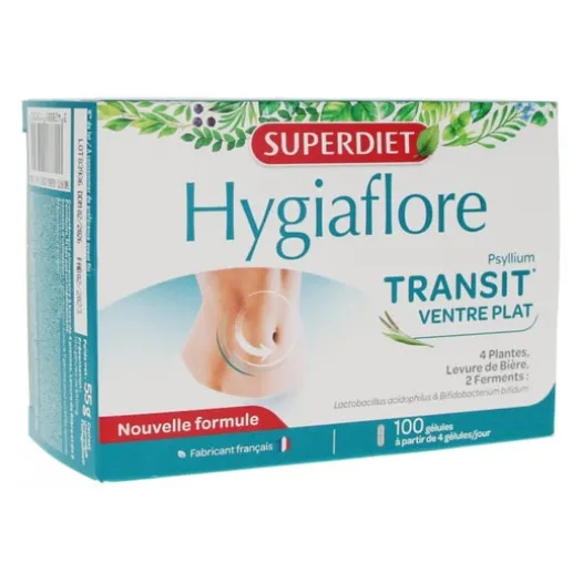 Nahrungsergänzungsmittel Für Die Schönheit | Superdiet Hygiaflore Transit Vientre Plano 100 Perlas