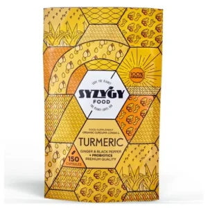 Ökologische Ernährung | Syzygy Food Kurkuma mit Ingwer und schwarzem Pfeffer 150caps